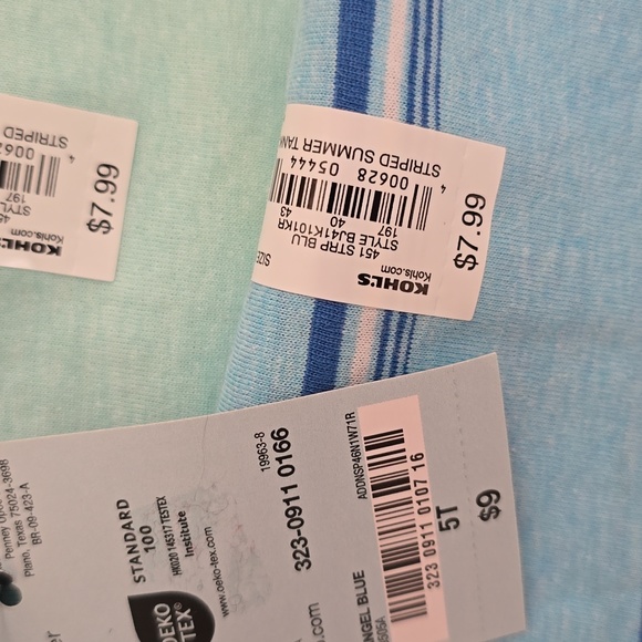 JUMPING BEANS & OKIE DOKIE BOYS BUNDLE OF 2 TANK TOPS & 1 EASTER TEE SIZE 5T - Picture 8 of 8